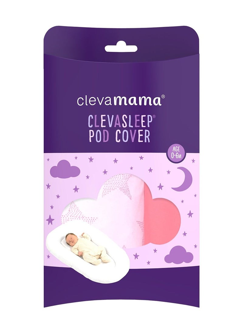 Clevamama Cleva Sleep Foam Baby Pod Cover - Pink - Image 3