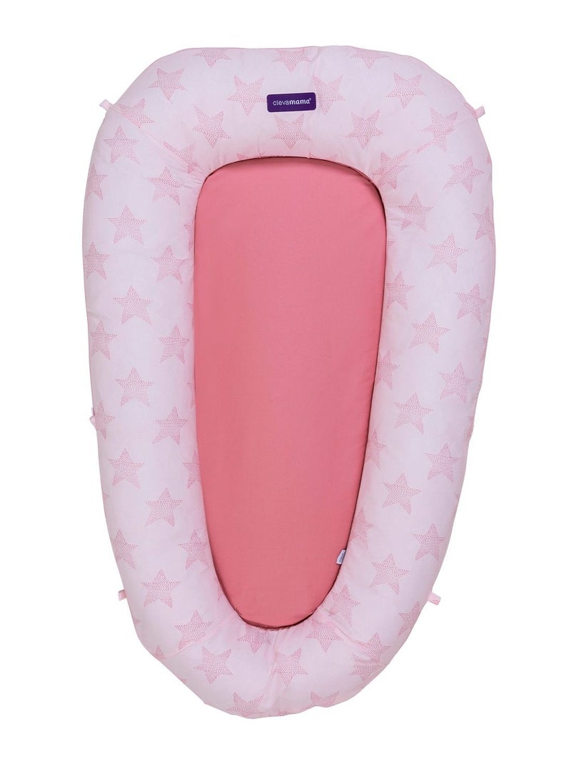 Clevamama Cleva Sleep Foam Baby Pod Cover - Pink - Image 1