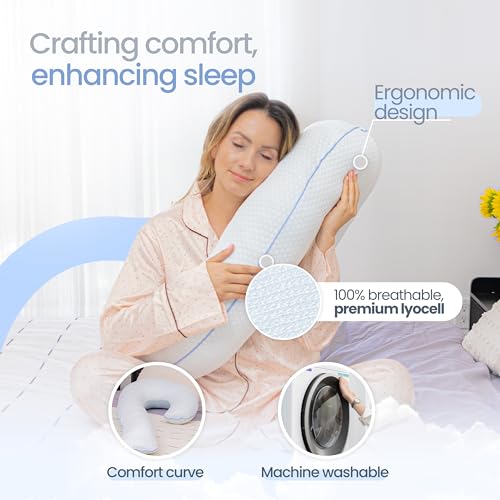 Contour Swan Body Pillow w/Pillowcase Cool XL - As Seen on TV - Image 5