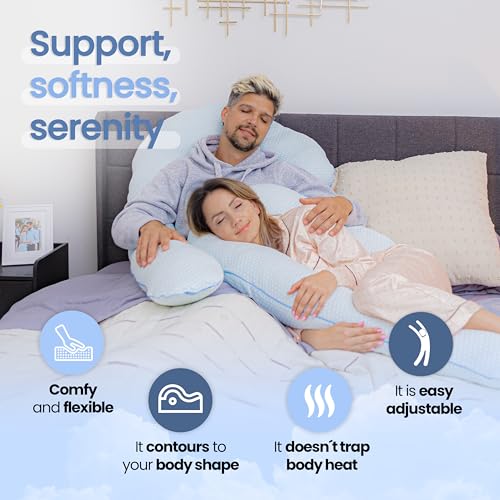 Contour Swan Body Pillow w/Pillowcase Cool XL - As Seen on TV - Image 4
