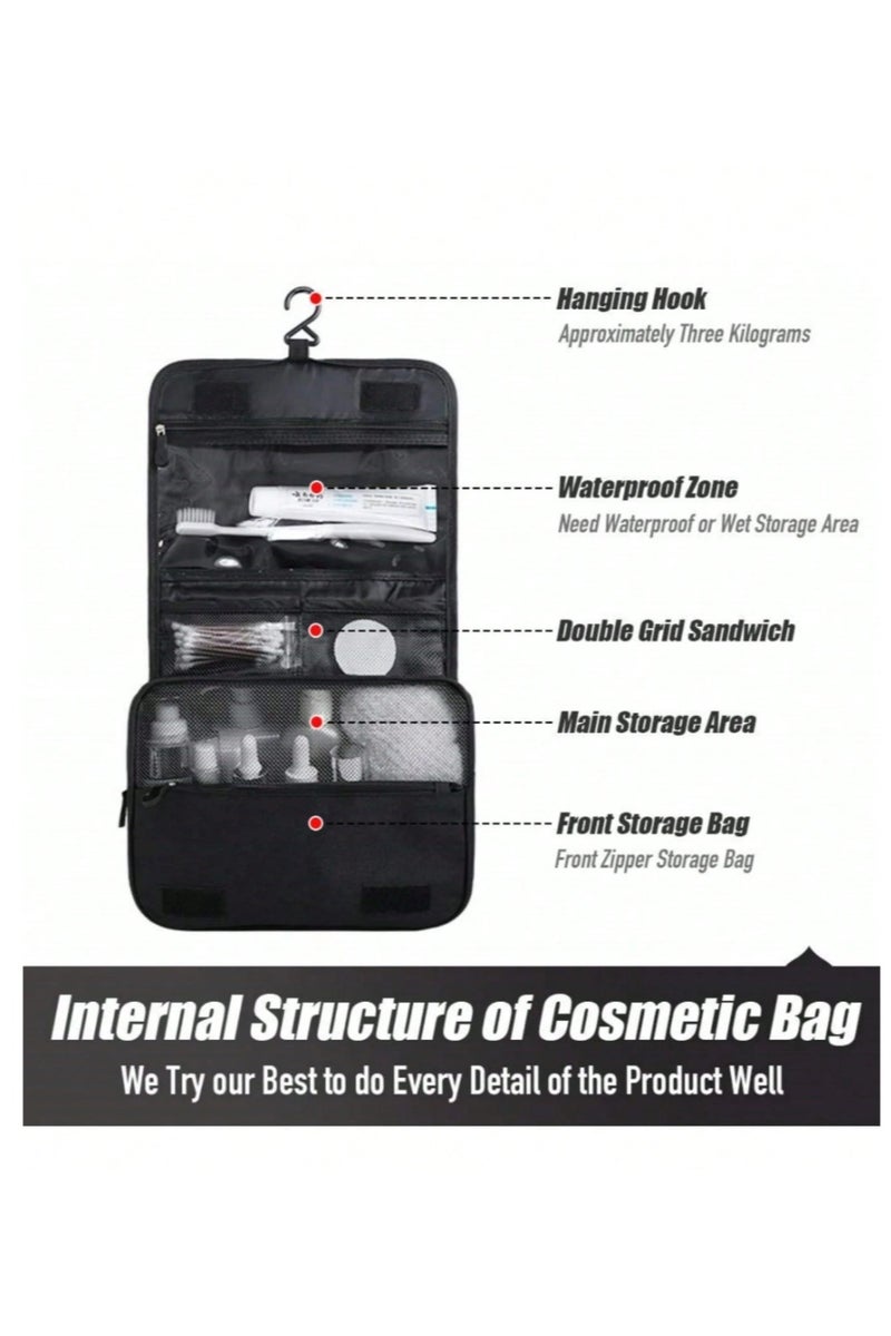 BUBM Travel Bag, Cosmetic Organizer Bag, Toiletry Bag, Waterproof Bag, Small Toiletry Bag, Grey - Image 3