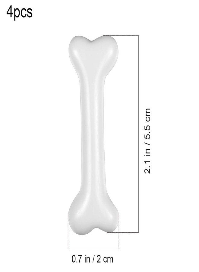 Beaupretty Halloween White Dog Bone Hair Clips,Artificial Dog Bone Hairpins Alligator Barrettes Christmas Hair Accessories for Kids Girls,4pcs - Image 2