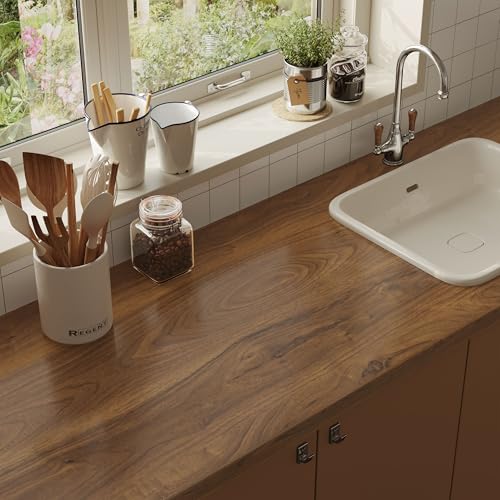 Decoroom Wood Contact Paper with Tools, Peel and Stick Wallpaper Thicken for Countertops, Vintage Wood Grain Wallpaper Waterproof, Natural Wood Sticker Self-Adhesive Removable Vinyl Film 15.7 in X 118 in - Image 4