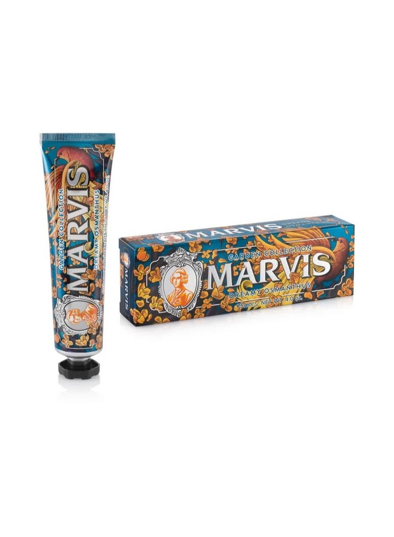 Marvis Dreamy Osmanthus Toothpaste 75ml – Whitening, Fresh Breath, Premium Italian Toothpaste
