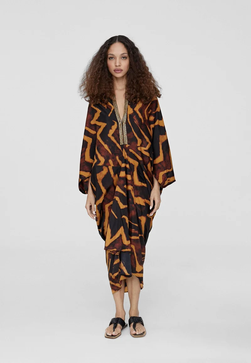 Lola Casademunt Zebra print kimono