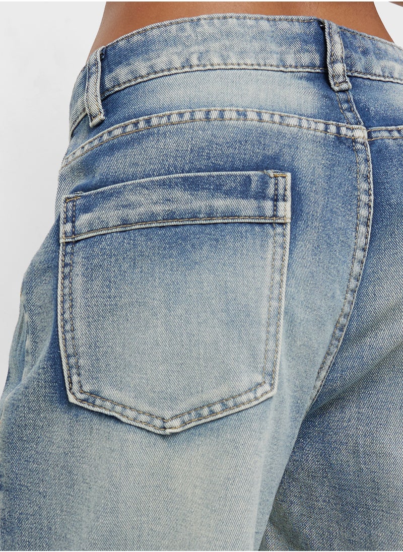 Ginger - Mid Rise Wide Leg Jeans - Image 1