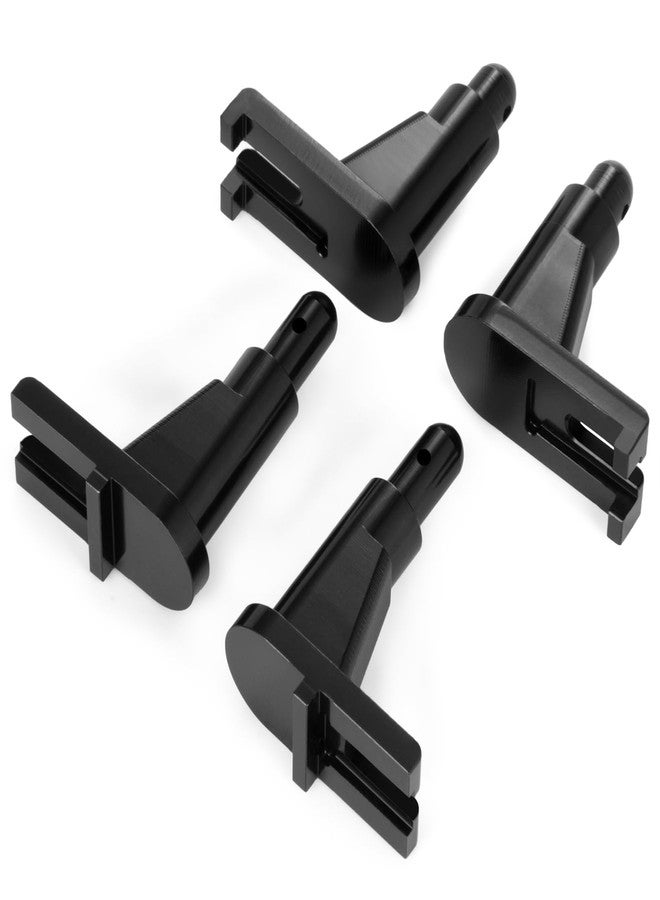RCHUBAM 4 Pcs Body Mounts CNC Machined Alloy Body Posts for 1/12 Scale Tamiya 58365 Midnight CW-01 Upgrades Parts, Black - Image 4