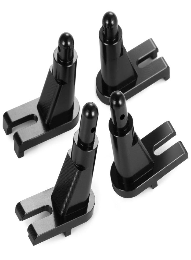RCHUBAM 4 Pcs Body Mounts CNC Machined Alloy Body Posts for 1/12 Scale Tamiya 58365 Midnight CW-01 Upgrades Parts, Black - Image 5