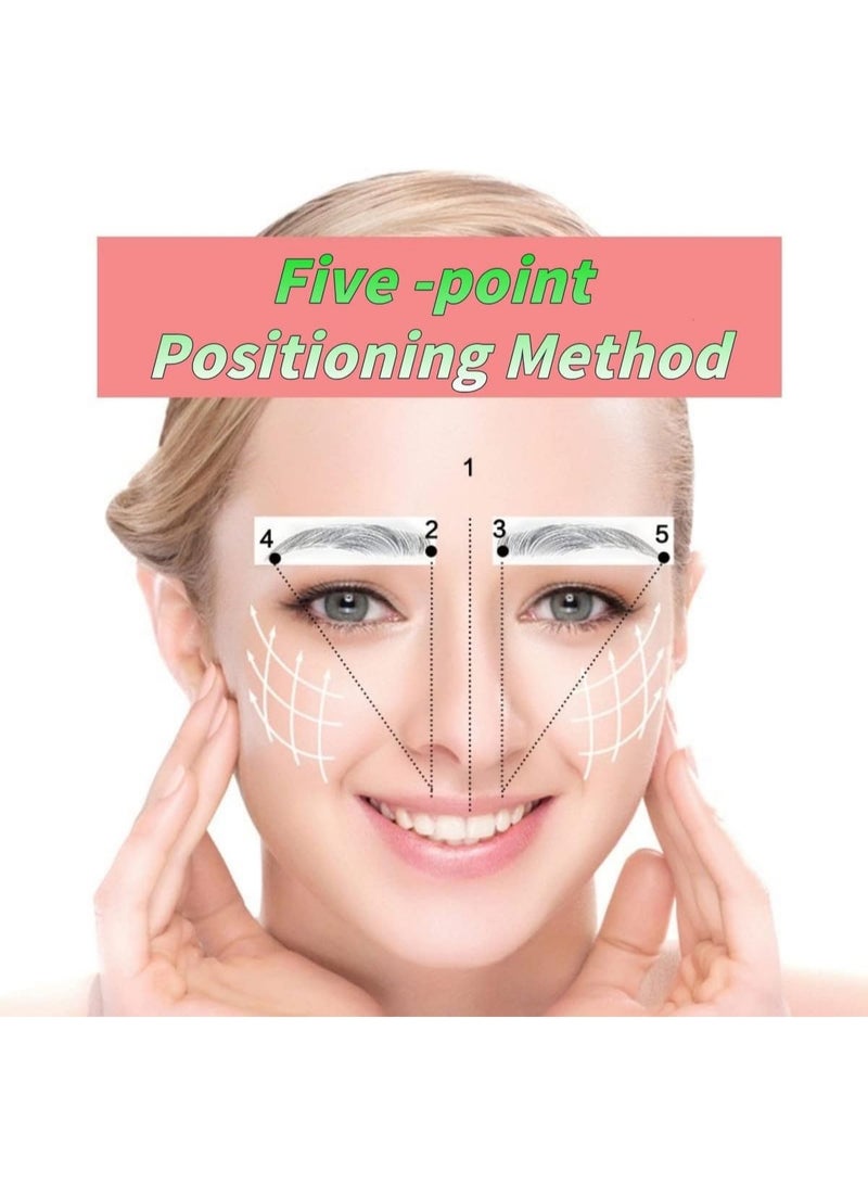 Generic Eyebrow Tattoo Sticker Professional Waterproof Eyebrow Care Design Tattoo Sticker Eyebrow Transfer Sticker for Women (Brown) - Image 5