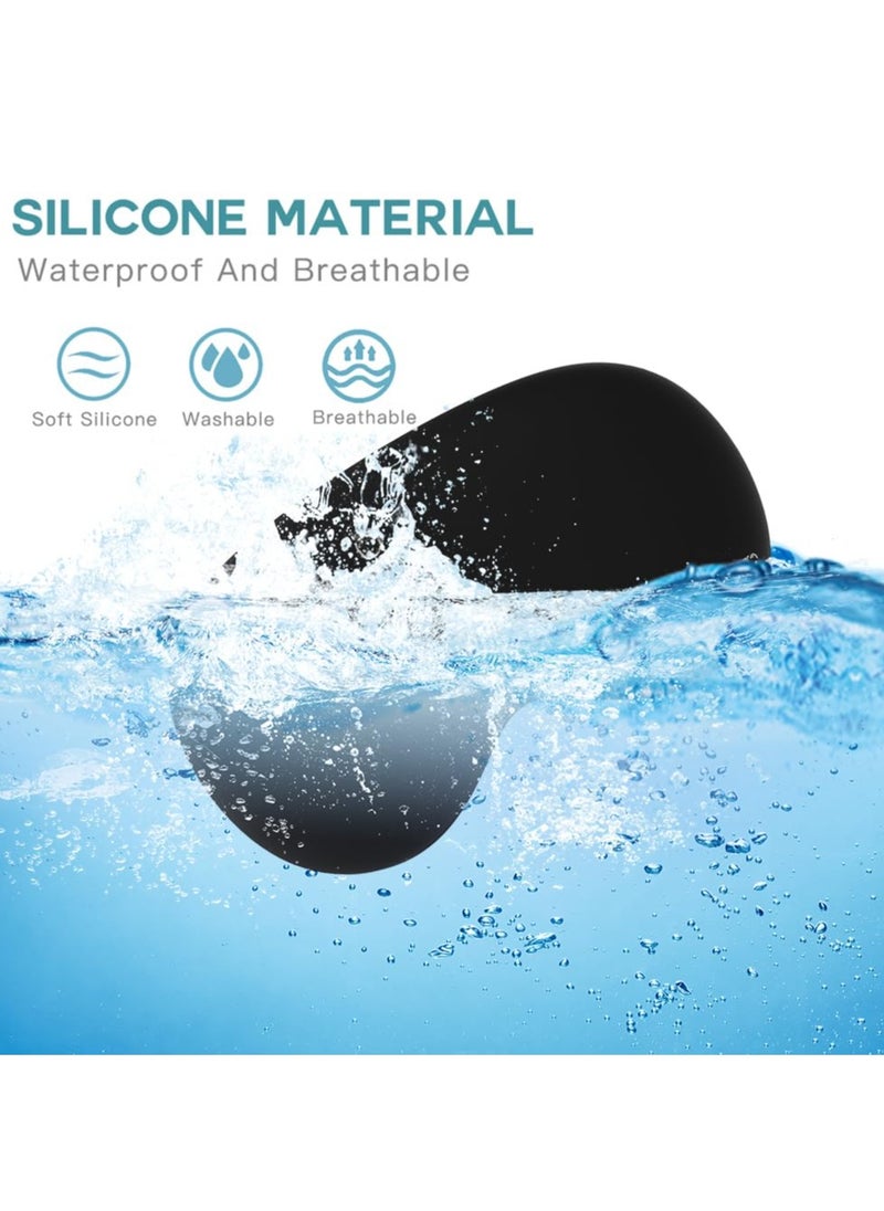 SYOSI - Vision Pro Silicone Cover, Protective Case for Apple Vision Pro 2024, Slim, Shockproof, Anti-Scratch, Dustproof, Black Screen Cover for VR Headset, Essential Accessories - Image 1