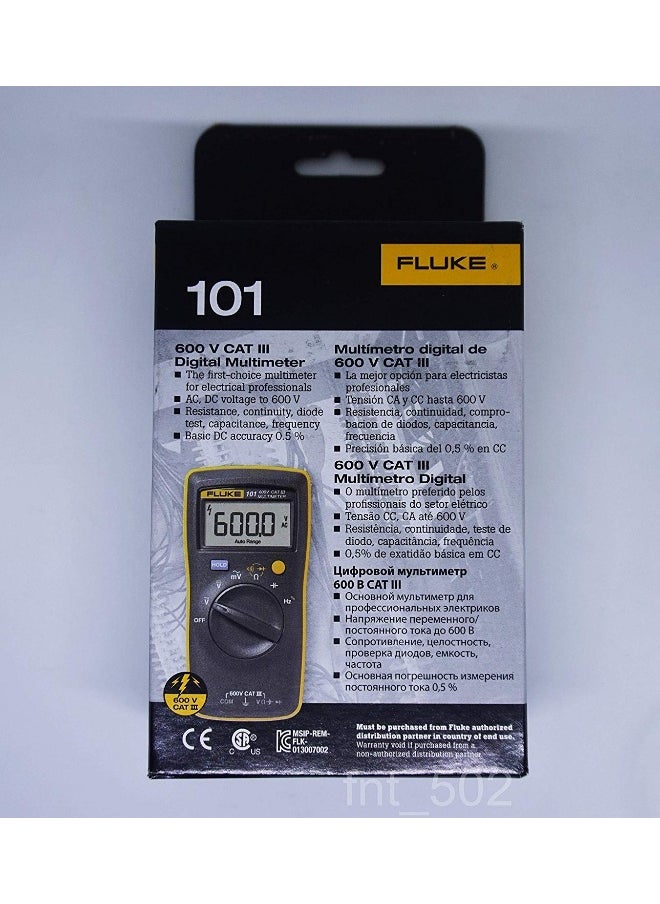 FLUKE 101 Basic Digital Multimeter Pocket Portable Meter Equipment Industrial  - Image 2
