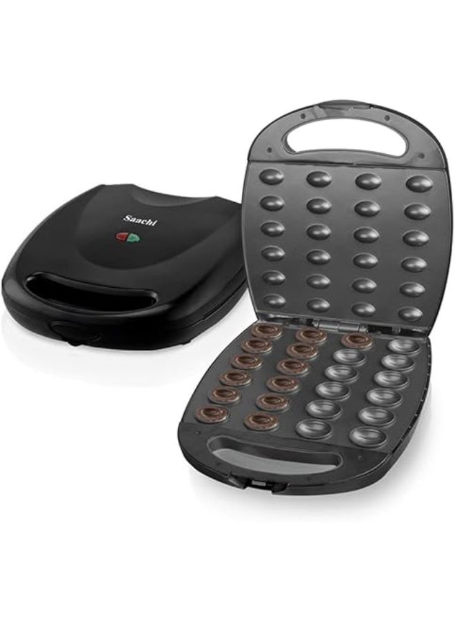 ساتشي صانعة المكسرات ساشي، 24 قطعة، مع لوح غير لاصق وتحكم تلقائي في درجة الحرارة، 1400 واط، NL-NM-1518-BK، أسود - Image 1