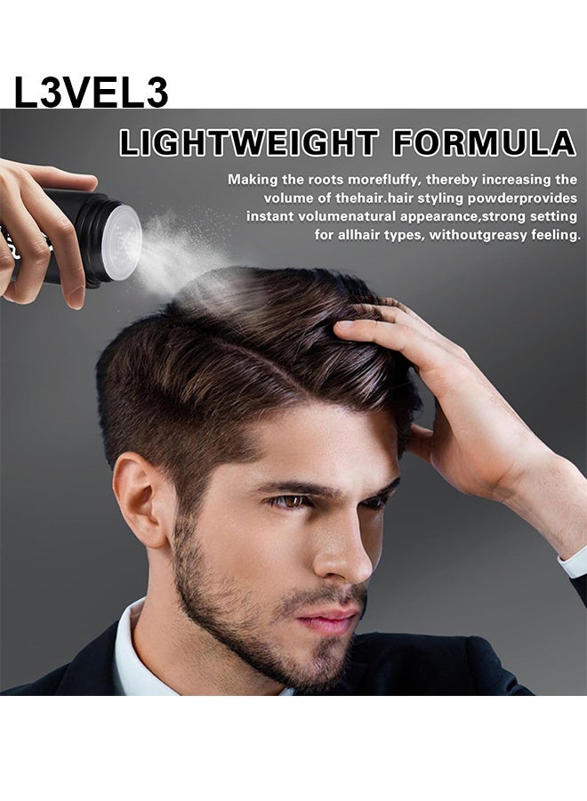 L3VEL3 L3 Level 3 Styling Powder, Natural Look Mens Powder, Easy To Apply With No Oil Or Greasy Residue, Mattifying Hair Texture Powder All-Day Hold - Image 4