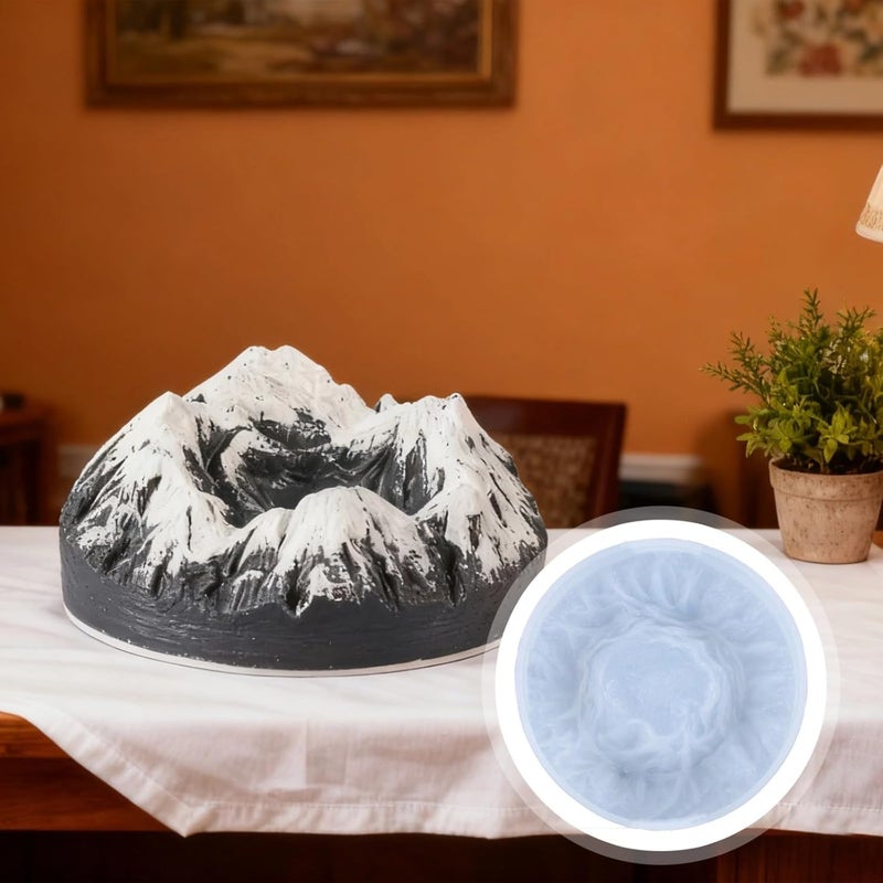 DIY Ashtray Resin Mold, Creative Silicone Mountain Mold for Casting Projects - Image 5
