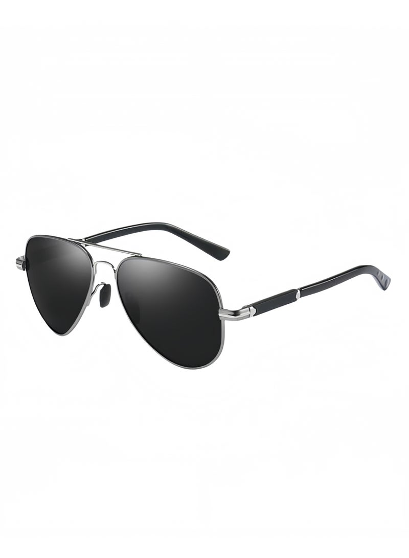 Pilot sunglasses, UV400 protective men's sunglasses, modern sunglasses, suitable for male and female driving, fishing, outdoor travel, and daily beach use. - Image 1