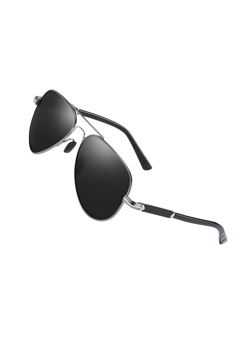 Pilot sunglasses, UV400 protective men's sunglasses, modern sunglasses, suitable for male and female driving, fishing, outdoor travel, and daily beach use. - Image 5