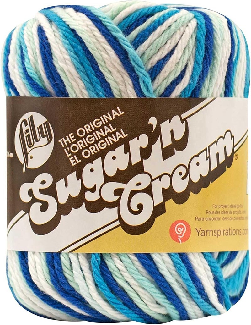 Lily Sugar'N Cream Yarn - Ombres - Hippi (Pack of 6) - Image 1