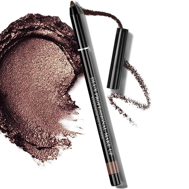 DLUX PROFESSIONAL Gel Eyeliner 4g Stick Eye liner Waterproof Pencil Gel Liner Smooth Cream Eye shadow SmudgeFree LongLasting Intense Colours Easy To Use Korean Cosmetic
