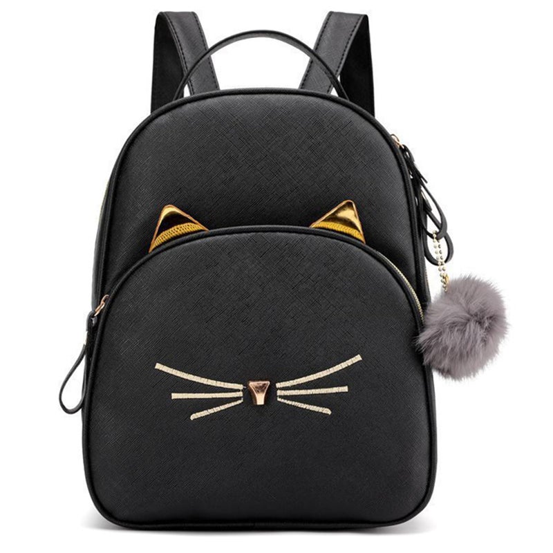 PRLINJSK Mini Backpack for Girls Teens Women Small Cat Backpack Purse - Image 2