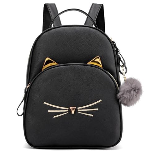 PRLINJSK Mini Backpack for Girls Teens Women Small Cat Backpack Purse - Image 1
