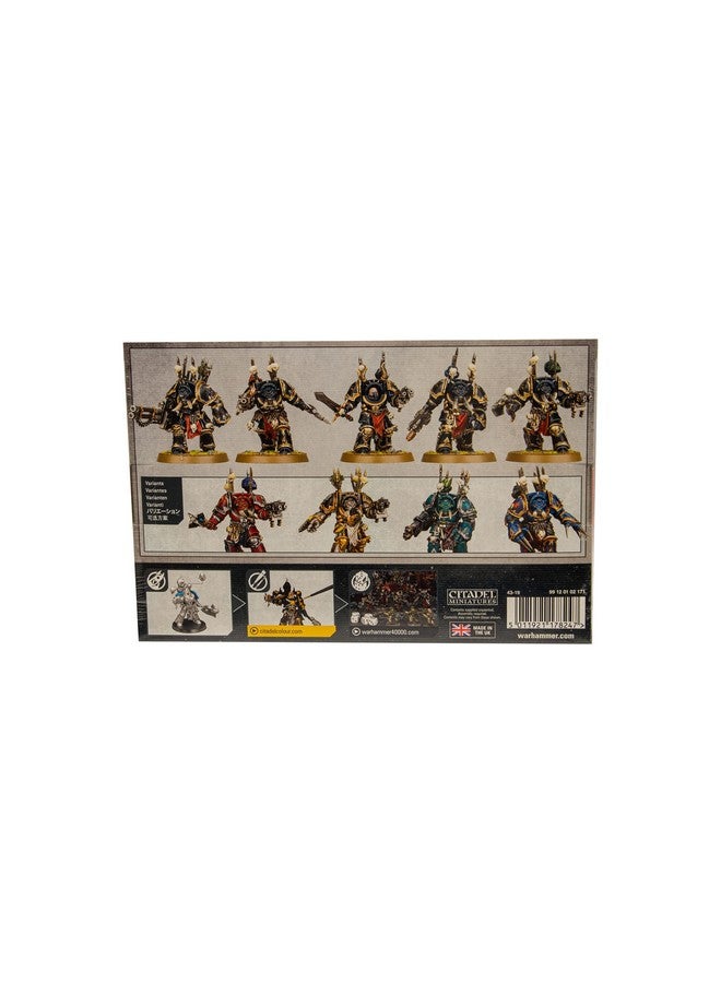 Games Workshop Warhammer 40,000 - Chaos Space Marine: Chaos Termintor Squad - Games Workshop - Image 2