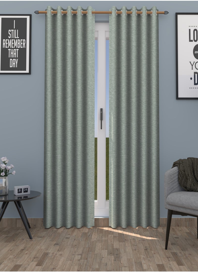 Amali  - Amali Blackout Textured Curtains 274 cm x 127 cm - 2 Panels, 100% Polyester, Grommet Top, Thermal Insulated, Noise Reducing, Light Blocking - Image 1