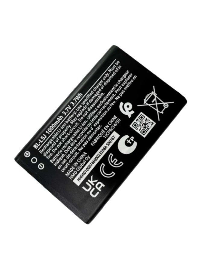 بطارية بديلة لهاتف نوكيا BL-L5J بسعة 1000 مللي أمبير، رقم الموديل TA-1557 105 2023 - Image 2