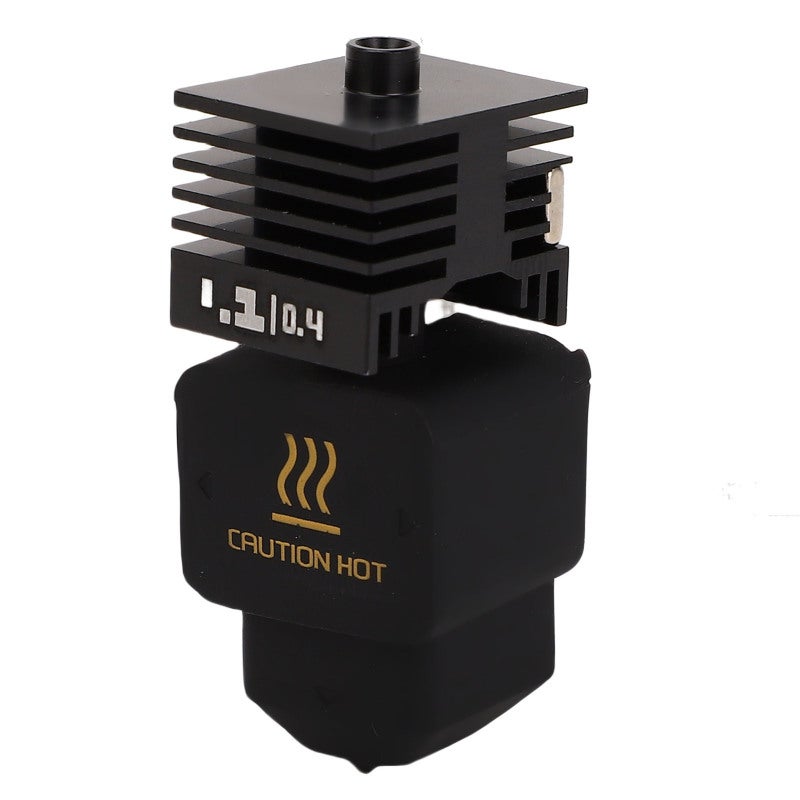 3D Printer Hotend Replacement Kit: Full Metal Hotend With Hardened Steel Nozzle (0.2mm, 0.4mm, 0.6mm, 0.8mm) - Easy To Install High Speed Printing Extrusion Head Kit for Bambu Lab H2D, A1, A1 Mini 3D - Image 2