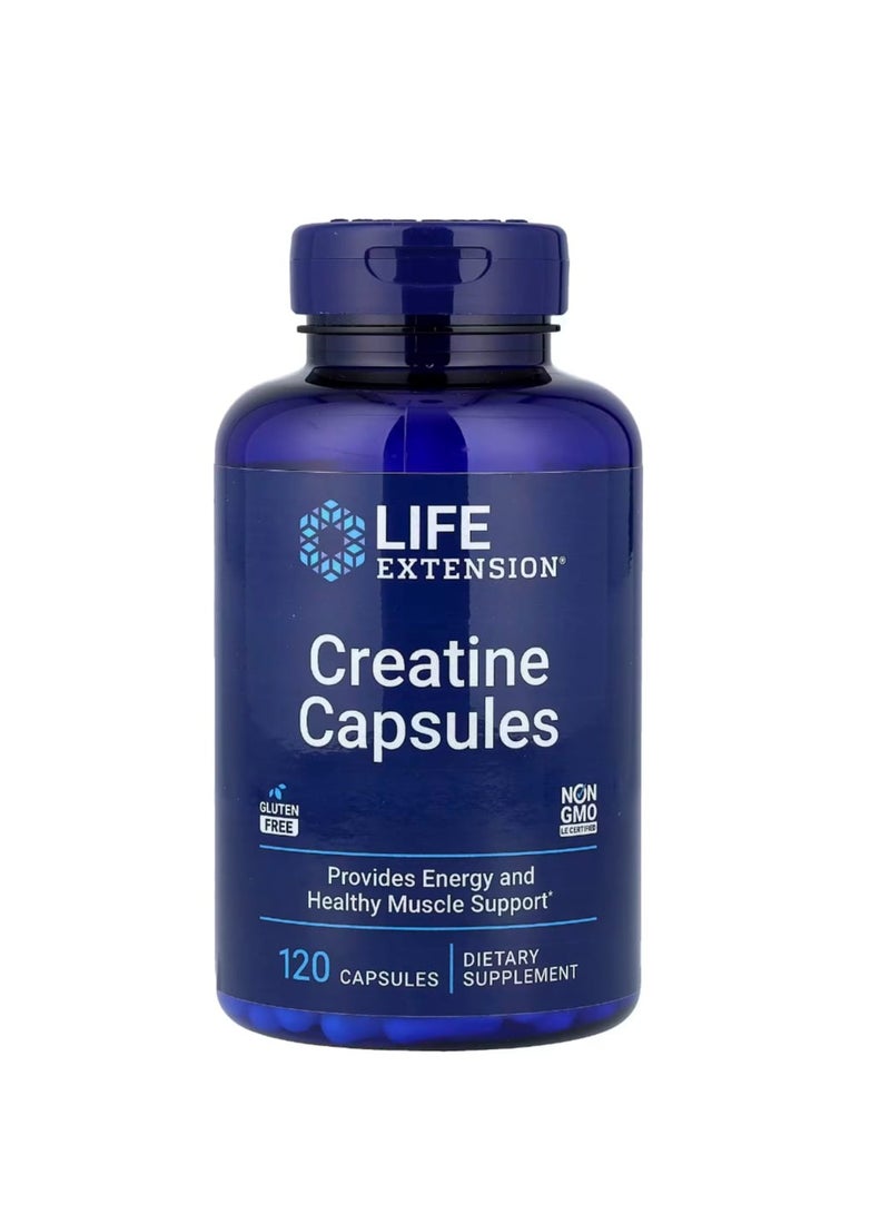 Life Extension Creatine Capsules 120 Capsules - Image 1