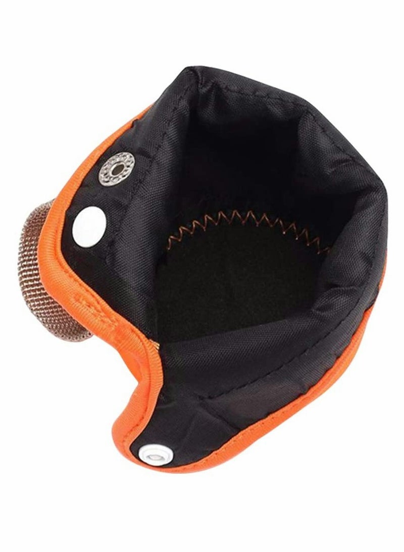 KASTWAVE حقيبة تسخين الزجاجات غطاء تسخين الحليب غطاء زجاجة التغذية غطاء مدفأ محمول لزجاجة الحليب للسفر بالسيارة والتسوق (برتقالي) - Image 4