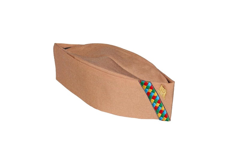 KETKAR قبعة أوتاراخند الجبلية / قبعة، قبعة براهمكامال أوتاراخند، قبعة هيماشالي (قطن بيج) - Image 1