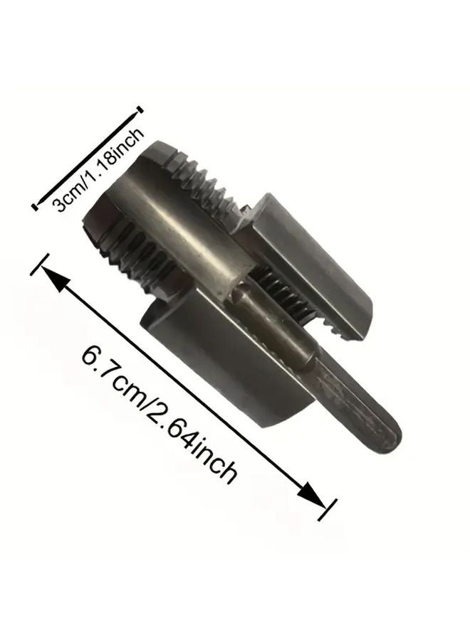 1pc 1 2 Dual Function Pipe Threading Cutter For PVC Plastic Pipes Electric Drill - Image 3