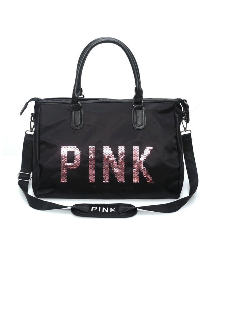 General Casual Style Large Capacity Travel Tote Black  - Image 2