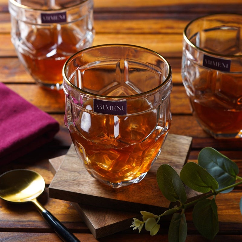 Artment HexaHoney Whiskey Glasses Set of 4 - Image 4