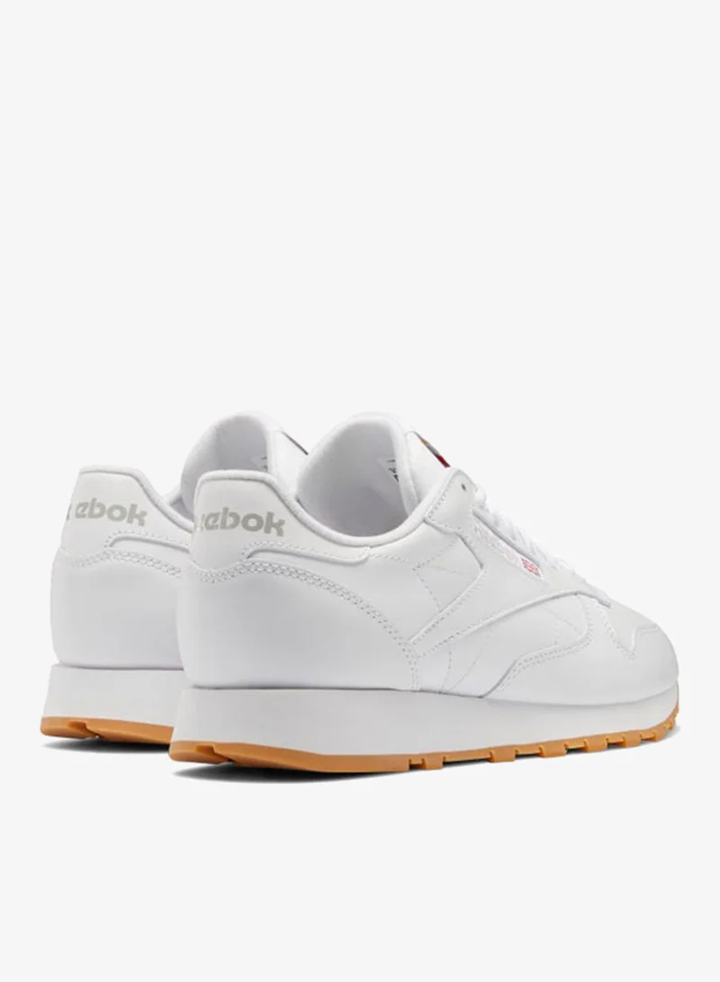 Reebok White/Pure Grey 3/Rubber Gum-03 Reebok Classic Leather Unisex Shoes  | Best Price UAE