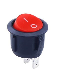 SOLDOUT 16mm Diameter Small Round Rocker Switches 2 Pin ON OFF Rocker Switch (Pack of 10, Red)  - Image 2