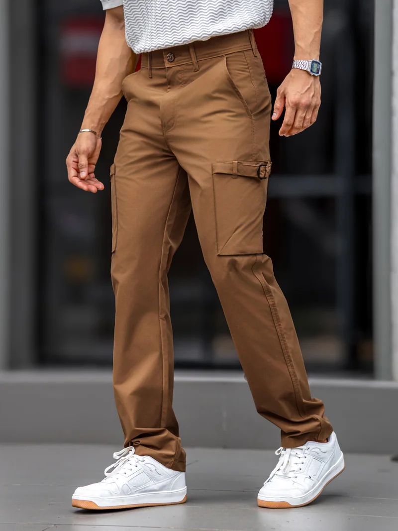 مانياك مانياك رجالي كارجو كاكي جيب بوكل