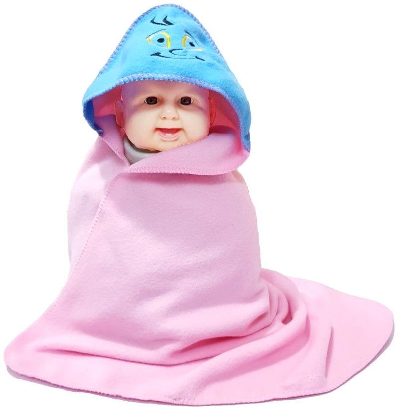 Brandonn BRANDONN Newborn 6 PCS A/C Hooded Baby Blanket/Baby Bed/Baby Bedding/Baby Wrapper Set(Pack of 6, Assorted) - Image 4