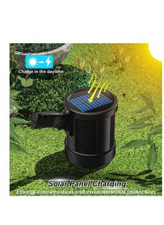 Y&D Rechargeable Spotlight, 100000 Lumens Led Spot Lights Handheld Large Flashlight Super Bright Outdoor Solar Spotlights Searchlight with Cob Light, 6 Modes, IPX5 Waterproof (Black)  - Image 5