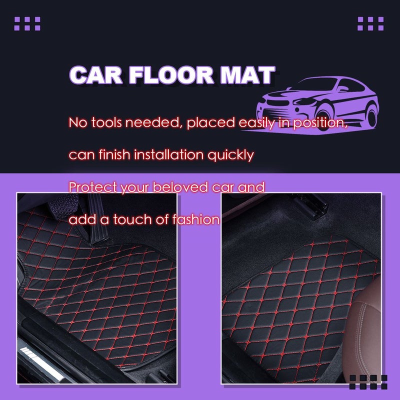 Luxury Floor Mats Compatible With Mercedes Benz EQA 2023-2025 Durable And Easy Maintenance Interior Protection - Image 3