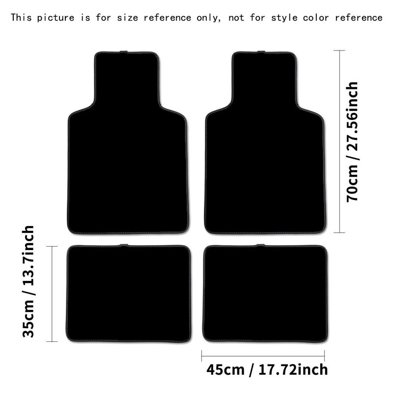 Luxury Floor Mats Compatible With Mercedes Benz EQA 2023-2025 Durable And Easy Maintenance Interior Protection - Image 2