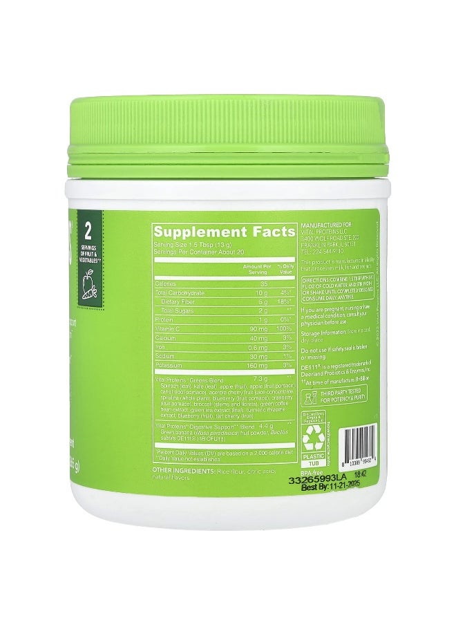 Vital Proteins Vital Proteins, Daily Greens, Green Apple, 9.3 oz (265 g)  - Image 2