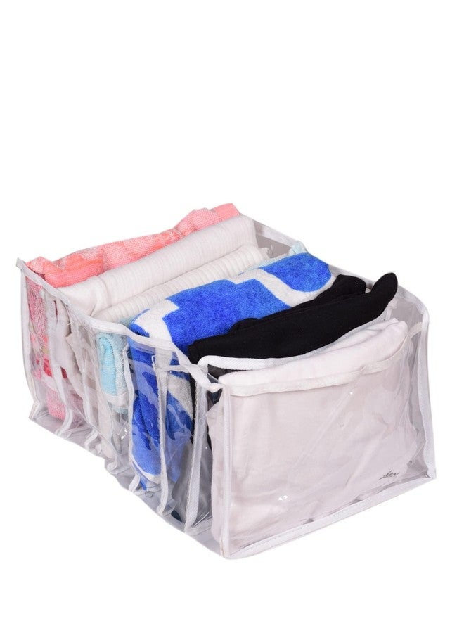 SuneshCreation Sunesh Creation wardrobe organiser, undergarment organizer, shelf organiser for cupboard pack of 3 - Image 2