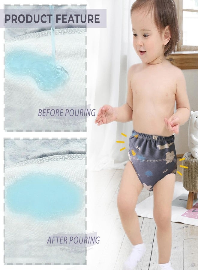 Bembika Baby Training Pant - Soft Cotton, Reusable, and Leak-Resistant Potty Training Pants for Kids Padded Underwear for Babies to Support a Smooth Diaper Free Transition (M Size For 12-18 Months Pack Of 2) - Image 4