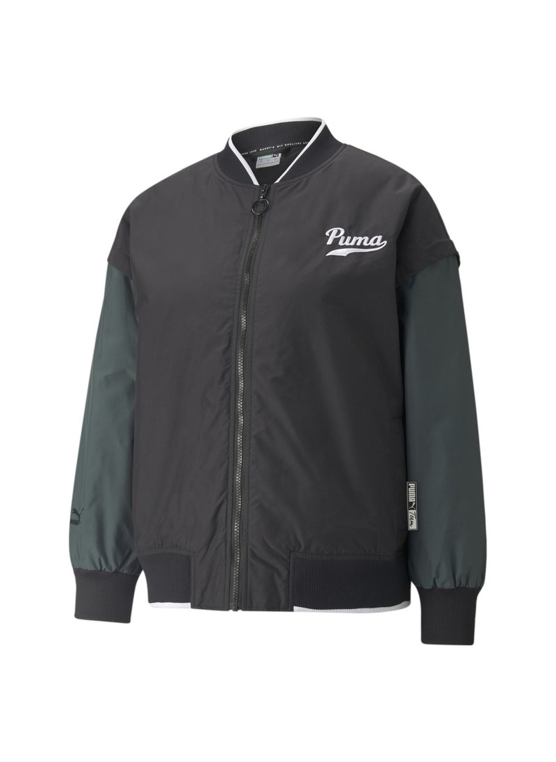 PUMA - Team Womens Letterman Jacket - Image 1
