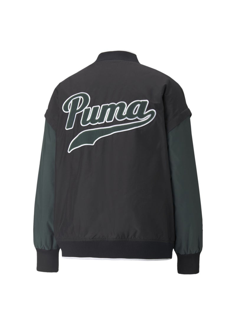 PUMA - Team Womens Letterman Jacket - Image 1