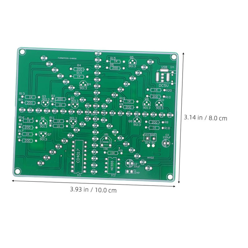 DIY Water Flowing LED Light Soldering Practice Board Kit - Image 3