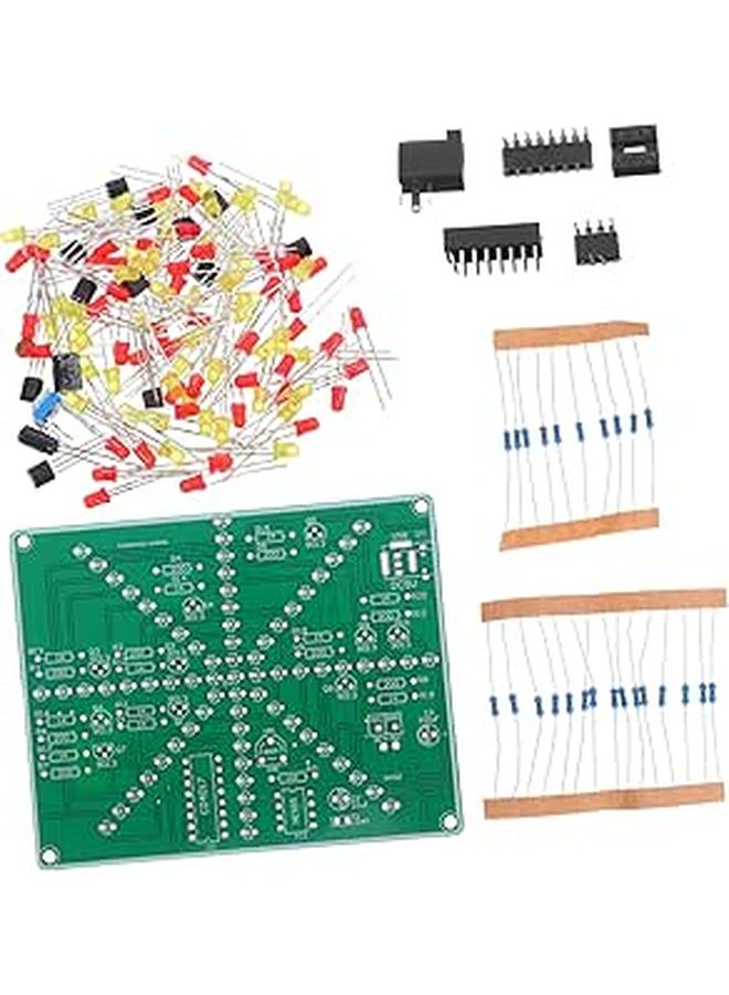 DIY Water Flowing LED Light Soldering Practice Board Kit - Image 1
