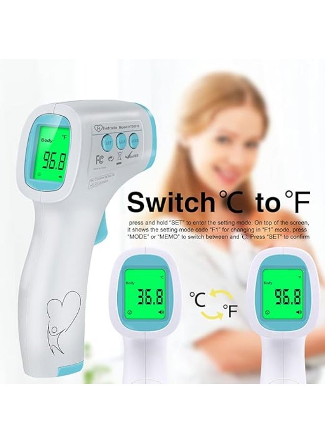 HeTaiDa No Touch Forehead Thermometer for Adults and Baby - Instant Reading & Medical Grade - Multifunctional for Food, Milk & Bath - Essential Daily Use - Image 4