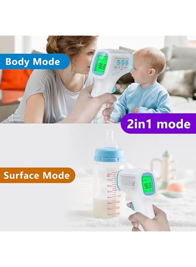 HeTaiDa No Touch Forehead Thermometer for Adults and Baby - Instant Reading & Medical Grade - Multifunctional for Food, Milk & Bath - Essential Daily Use - Image 3